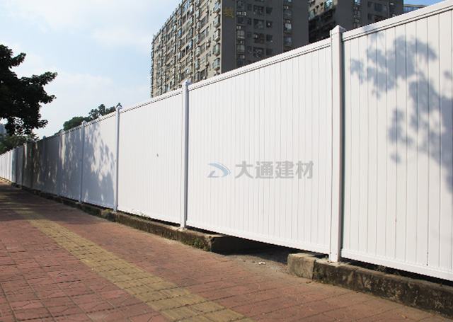 惠州市政標準PVC圍擋-惠州建筑施工PVC圍擋工程案例-惠州-深圳市大通建材有限公司鋼圍擋生產定制廠家